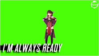 Beidou Always Ready Green Screen Genshin Impact
