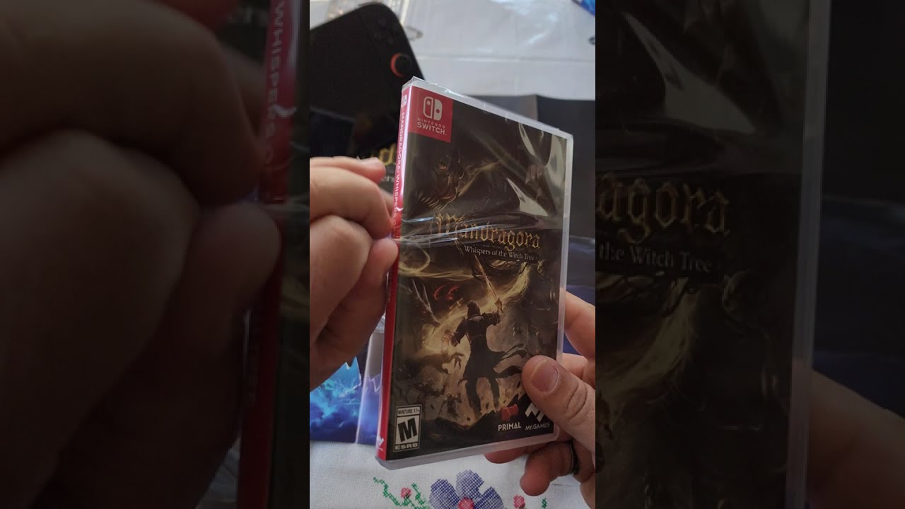 Mandragora nintendo switch collector edition unboxing - YouTube