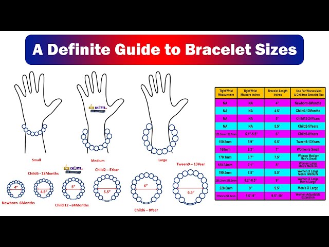 Bracelet Sizing Guide