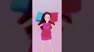 Barbie and her bed 🛏️ #humor #funny #comedy