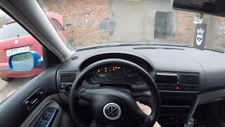 Забрал гольфа из ремонта. От первого лица. Volkswagen Golf 4.