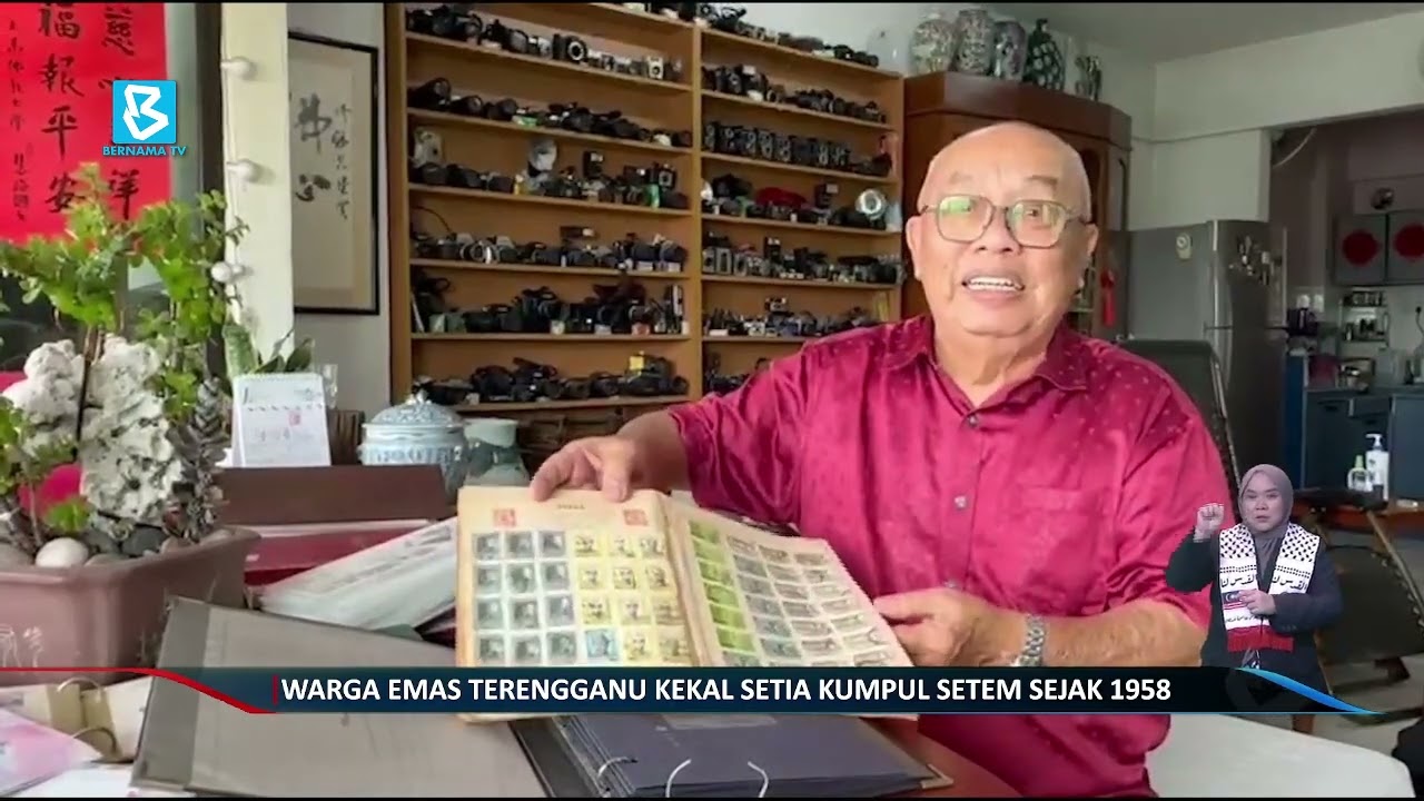 Warga emas Terengganu kekal setia kumpul setem sejak 1958