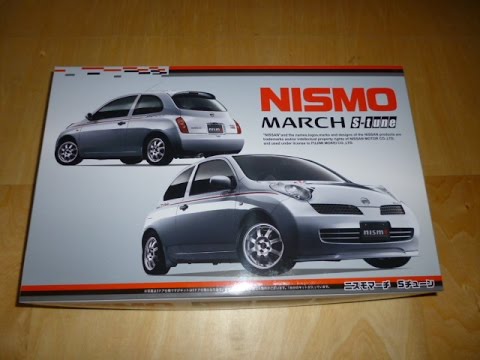 プラモ屋店長がお送りするキットレビュー フジミ1 24ニスモマーチｓチューン Youtube