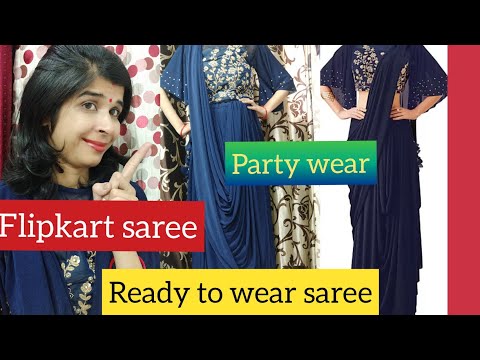 flipkart par party wear saree