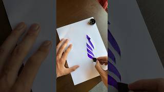 Allah name creative Arabic calligraphy tutorial #shorts