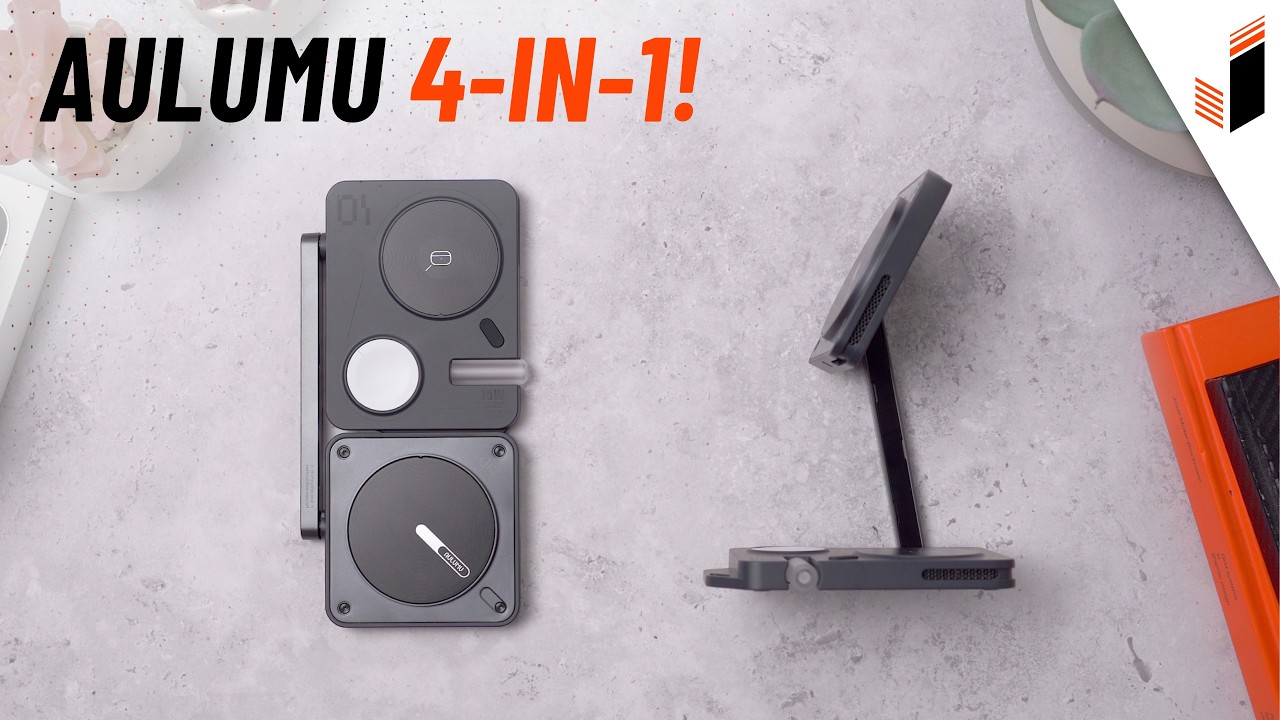 Super Slim, Folding 4-in-1 Wireless Charger from AULUMU - Unboxing and First Impressions!