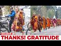 Amid War Headlines, Monks Begin a Silent Walk for Peace