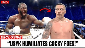Never PISS OFF USYK! When Oleksandr Usyk DESTROYED Cocky Rats For Being Disrespectful#boxing #fight
