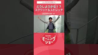どうしようかな！？スクワット&ストレッチ 片岡信和【羽鳥慎一モーニングショー】 #shorts