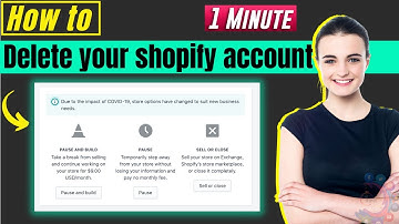 How to delete your shopify account 2025