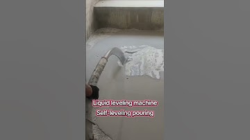 Self-leveling on-site mixing and pumping machine, automatic weighing and metering.#selfleveling #fyp