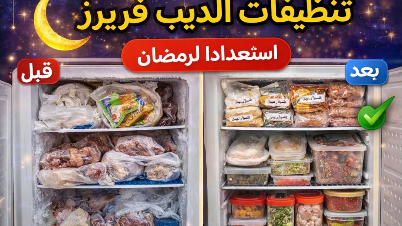 اهم خطوه قبل تفريزات رمضان 2026 ❗️لو معملتهاش هتتندمى 👌