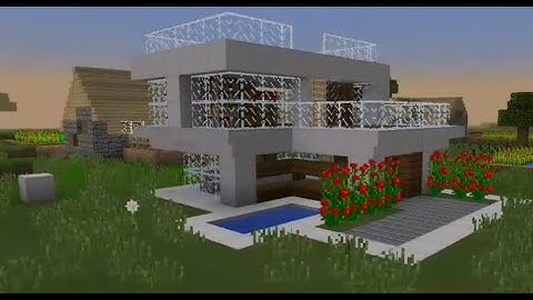 Mini Block Craft World 3D - Create Modern House with Swimming pool  - PART1