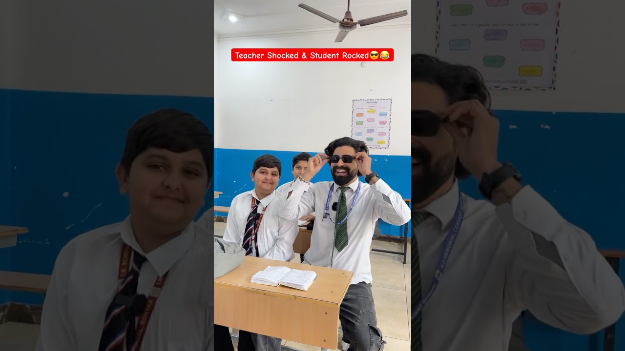 Teacher Shocked & Student Rocked😎😂 #shorts #teratrigun #backbenchstudent #teachercomedy #school