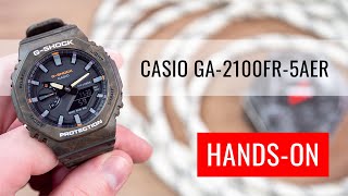 HANDS-ON: Casio G-Shock Original GA-2100FR-5AER Mystic Forest Series Carbon Core Guard (CasiOak)