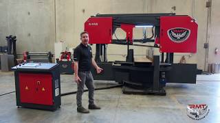 RMT S-FAB CDM 26-40 Bandsaw Overview | Semi-Automatic Double Miter Bandsaw