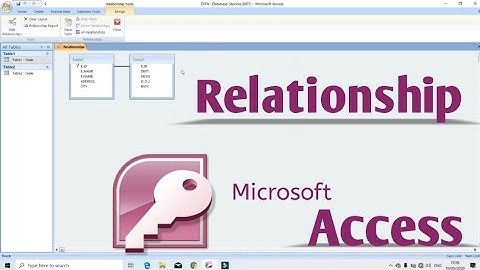 How To Create Relationships Between Two Tables in Microsoft Access | Relationship in MS Access