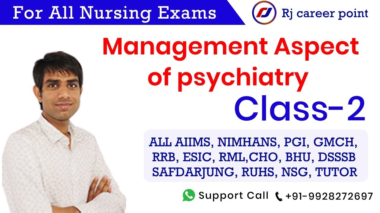 Management Aspect of psychiatry Nursing OfficerAIIMSRishikeshPGI