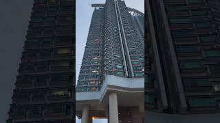 Transit oriented development at Tung Chung MTR station with a public square in Hong Kong May 2026