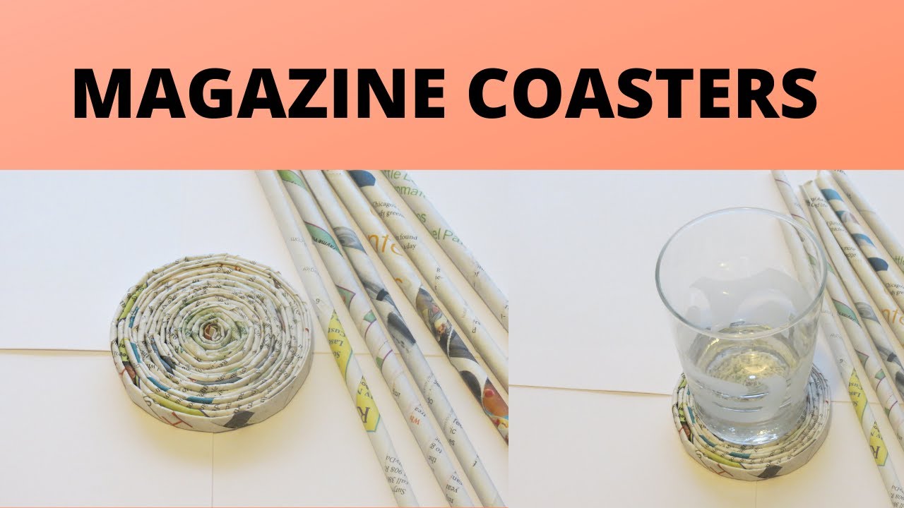 Magazine Coasters | Crafts