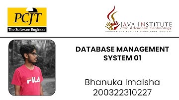 Question Set 02 | Database Management System | Java Institute