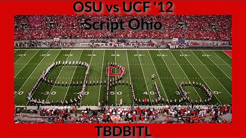 Script Ohio OSU vs UCF | The Ohio State University Marching Band
