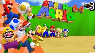 Super Mario 64 Multiplayer: Part 3 | 5 Players
