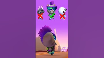 Becca 🆚 Hank 🆚 Cyber Tom | Talking Tom Time Rush #shorts #talkingtom #youtubeshorts #viral