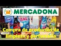 🛒SUPER COMPRA MERCADONA || Productos de LIMPIEZA Y PERFUMERIA ..