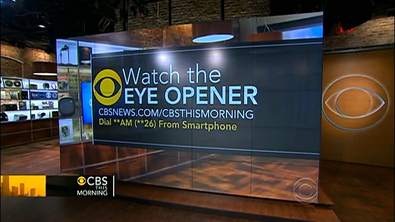 Am Cbs This Morning Promotion The Cbs Eye Opener Daily Video News Synopsis On Air Youtube