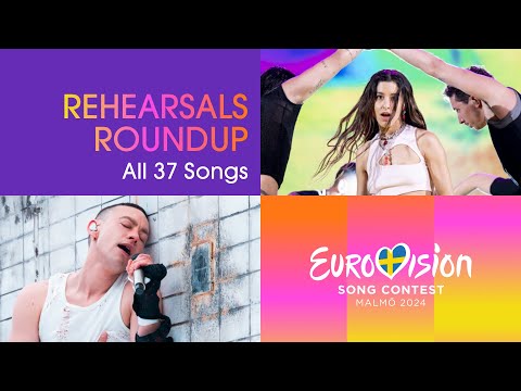 Eurovision rehearsal report - preview all 37 songs!  |  #Eurovision 2024 |  #UnitedByMusic