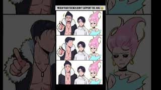 When Your Friends Don't Support the Joke #anime #shortsfeed