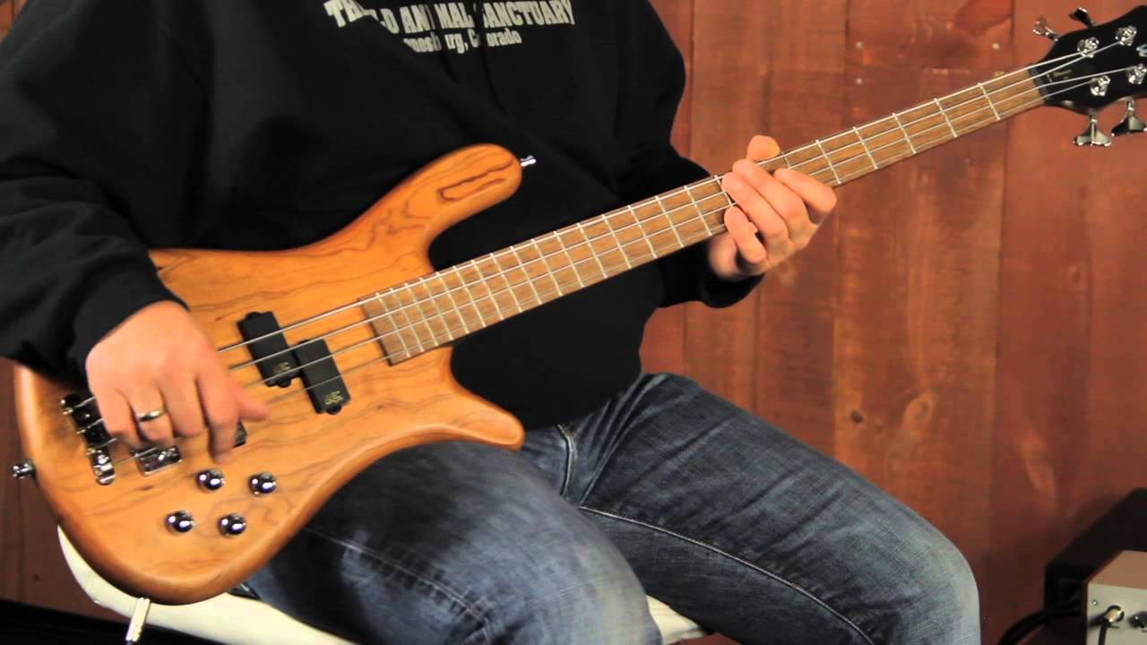 Warwick Pro Series Streamer LX Bass Demo