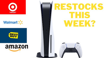 ALL PLACES RESTOCKING THE PS5 THIS WEEK PLAYSTATION 5 RESTOCK SPECULATION AMAZON TARGET WALMART PS