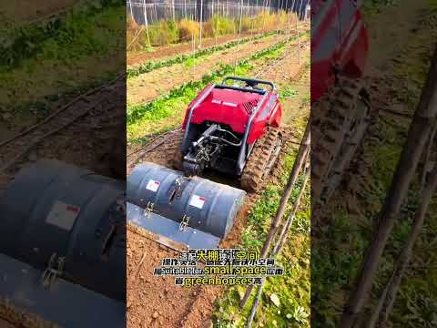 MERI ME-RE-PRO Remote Control Rotary Tiller | Built for Greenhouse Farming