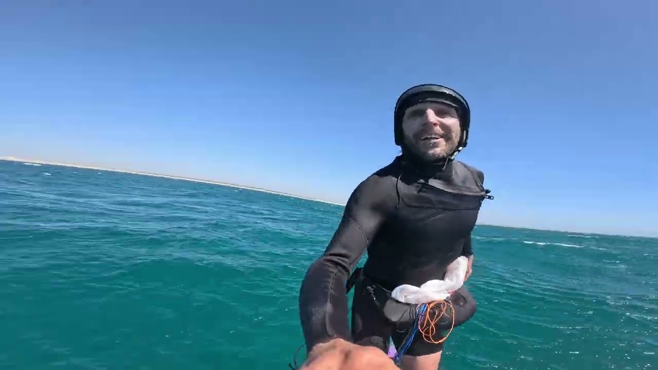 Downwind on my smallest foil