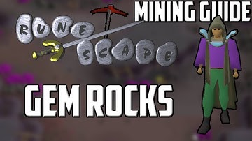 Old School RuneScape Gem Rocks Mining Guide (60k-90k XP/hr)