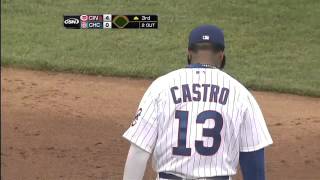 2012/04/20 Castro starts double play