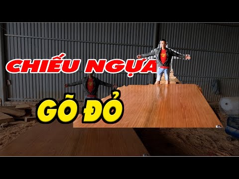 Video Chơi sập chiếu ngựa nguyên khối gỗ gõ đỏ | Sơn Sập Gỗ - youtube