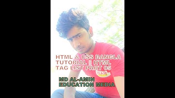 HTML TAG last part web design bangla video  tutorial part 5