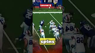 Trubisky avoids a tackle.He spins away from pressure, demonstrating impressive agility #nfl