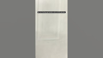 Day one of making ugly transitions until we hit 100 subscribers #shorts