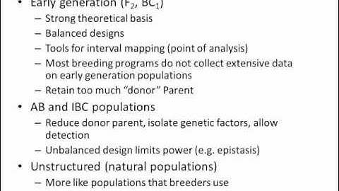 Breeding in a Genomics Era Webinar 2 of 6