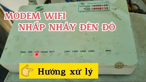 Nguyên nhân đèn PON, LOS nhấp nháy màu đỏ trên modem wifi Viettel và hướng xử lý||Sáng Tạo Việt