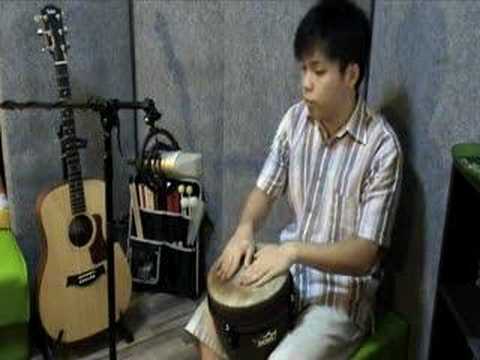 Djembe 1.08 - Intermediate rhythm 2 (alt hand accent)
