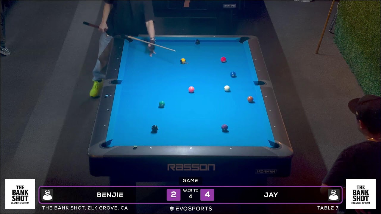 BENJIE vs JAY - THE BANK SHOT - TABLE 7 | EvoSports