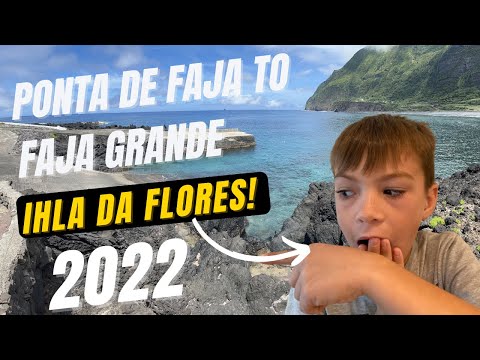 Flores Azores: Walking from Ponta to Faja Grande!