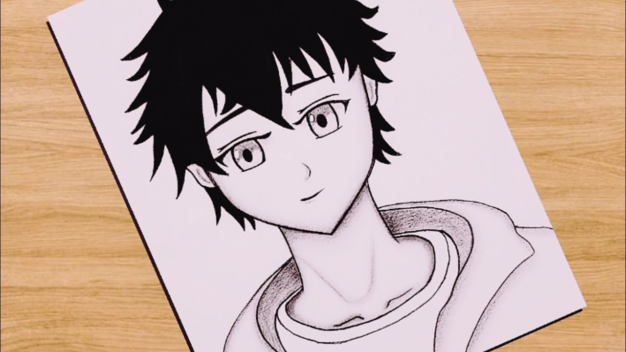 How to draw anime || how to draw anime boy step by step full tutorial for beginners 