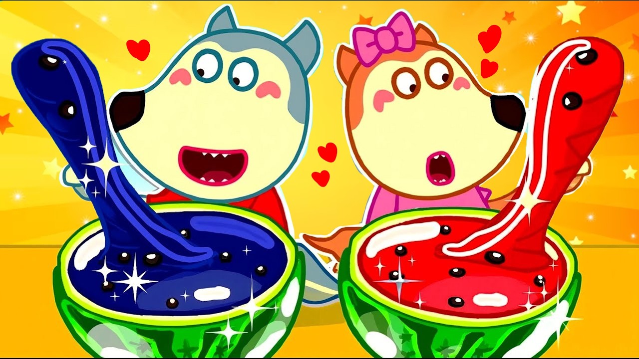 Sweet Jelly Challenge with Wolfoo & Lucy | Wolfoo Candy Toon