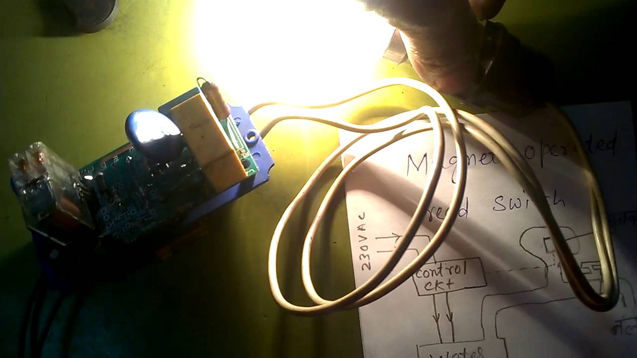 Magnet operated Reed Switch Application to control water pressure pump ...